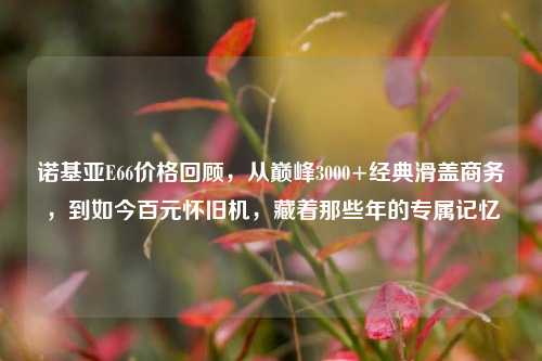 诺基亚E66价格回顾,从巅峰3000+经典滑盖商务,到如今百元怀旧机,藏着那些年的专属记忆