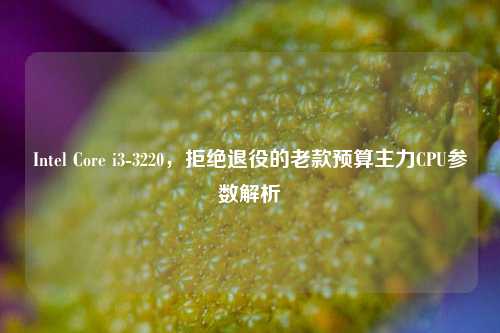 Intel Core i3-3220,拒绝退役的老款预算主力CPU参数解析