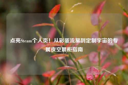 点亮Steam个人页!从彩蛋流星到定制宇宙的专属夜空展柜指南