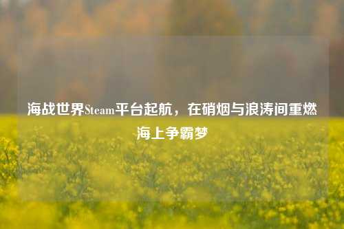 海战世界Steam平台起航，在硝烟与浪涛间重燃海上争霸梦