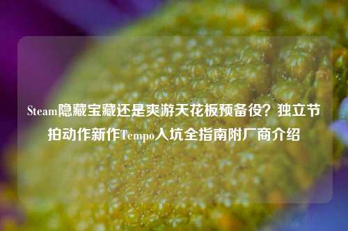 Steam隐藏宝藏还是爽游天花板预备役?独立节拍动作新作Tempo入坑全指南附厂商介绍