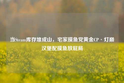 当Steam库存堆成山，宅家摸鱼党黄金CP·灯巅汉堡配摸鱼放屁局