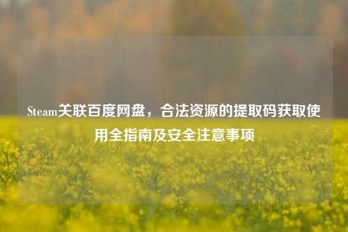 Steam关联百度网盘，合法资源的提取码获取使用全指南及安全注意事项
