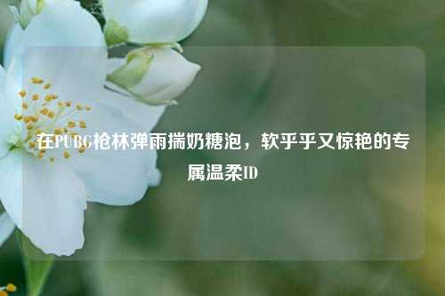 在PUBG枪林弹雨揣奶糖泡,软乎乎又惊艳的专属温柔ID