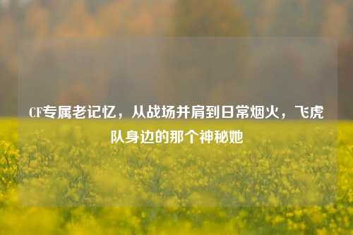 CF专属老记忆，从战场并肩到日常烟火，飞虎队身边的那个神秘她