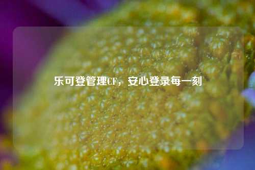乐可登管理CF，安心登录每一刻