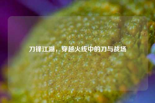 刀锋江湖，穿越火线中的刀与战场