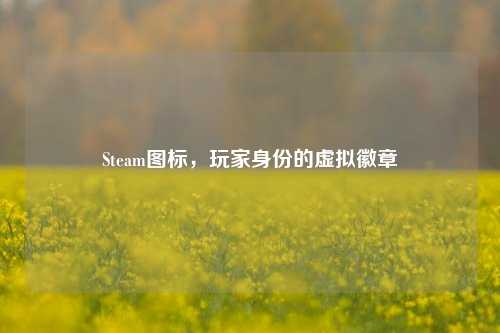Steam图标，玩家身份的虚拟徽章