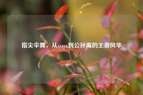 指尖伞舞，从xiayx到公孙离的王者风华