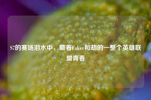 S7的赛场泪水中,藏着Faker和劫的一整个英雄联盟青春