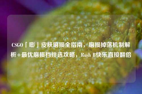 CSGO「嘭」皮肤磨损全指南,磨损掉落机制解析+最优磨损档挑选攻略,Rush B快乐直接翻倍