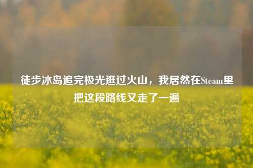 徒步冰岛追完极光逛过火山，我居然在Steam里把这段路线又走了一遍