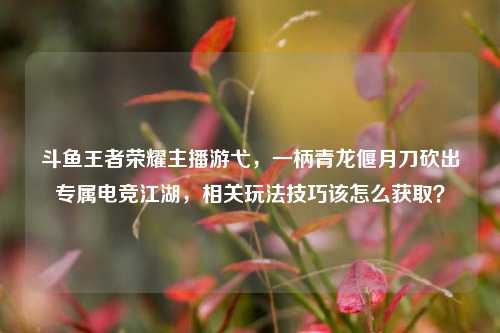 斗鱼王者荣耀主播游弋，一柄青龙偃月刀砍出专属电竞江湖，相关玩法技巧该怎么获取？