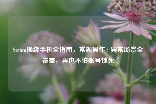 Steam换绑手机全指南，常规操作+异常场景全覆盖，再也不怕账号锁死