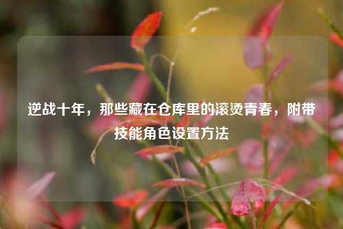 逆战十年，那些藏在仓库里的滚烫青春，附带技能角色设置方法
