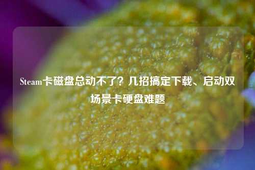 Steam卡磁盘总动不了？几招搞定下载、启动双场景卡硬盘难题