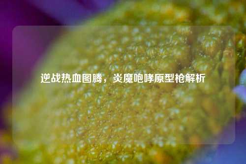 逆战热血图腾，炎魔咆哮原型枪解析