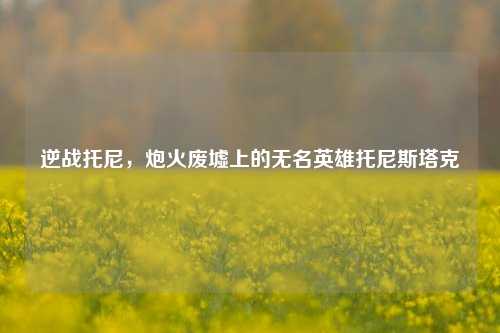 逆战托尼，炮火废墟上的无名英雄托尼斯塔克